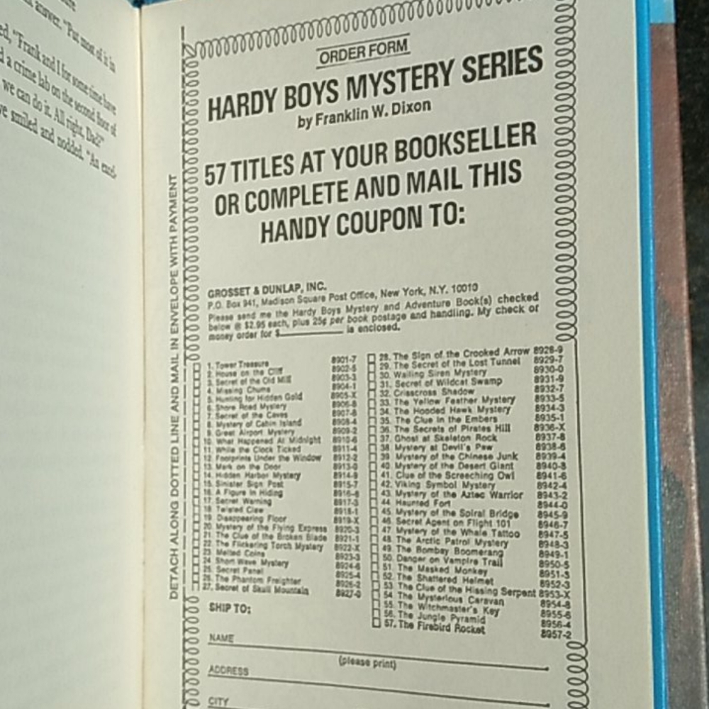 🪶Vintage HARDY BOYS Books Lot of 6 HARDBACKS VNUC - Picture 4 of 14